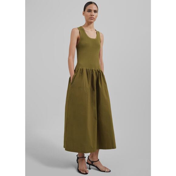 Proenza Schouler White Label Malia Dress In Peached Popli - S - Picture 1 of 7